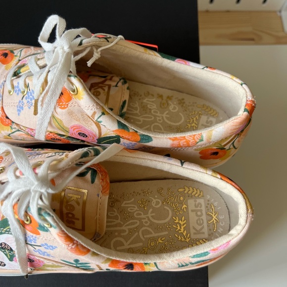 Keds x Rifle Paper Co. Women's Lively Floral Print Sneakers - Picture 5 of 11